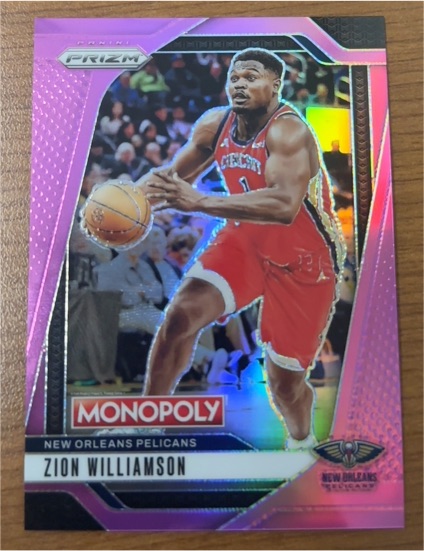 2024-25 Panini Prizm Monopoly #61 Zion Williamson — front
