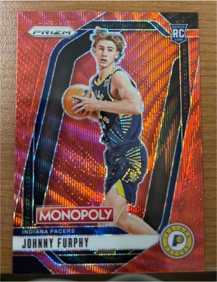 2024-25 Panini Prizm Monopoly #60 Johnny Furphy — front