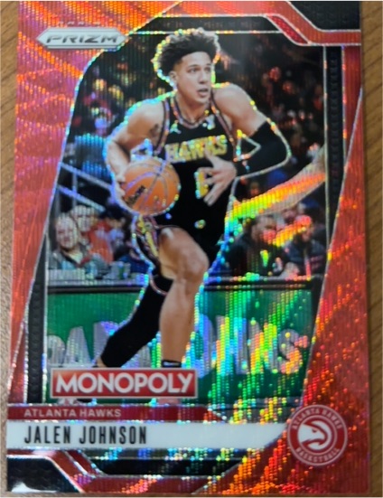 2024-25 Panini Prizm Monopoly #? Jalen Johnson — front