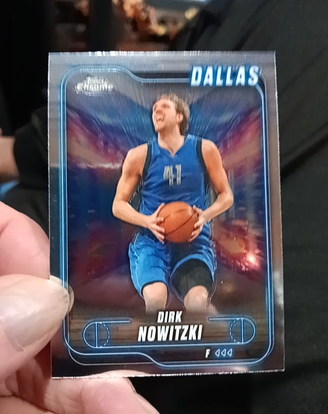 2024-25 Topps Chrome #197 Dirk Nowitzki — front