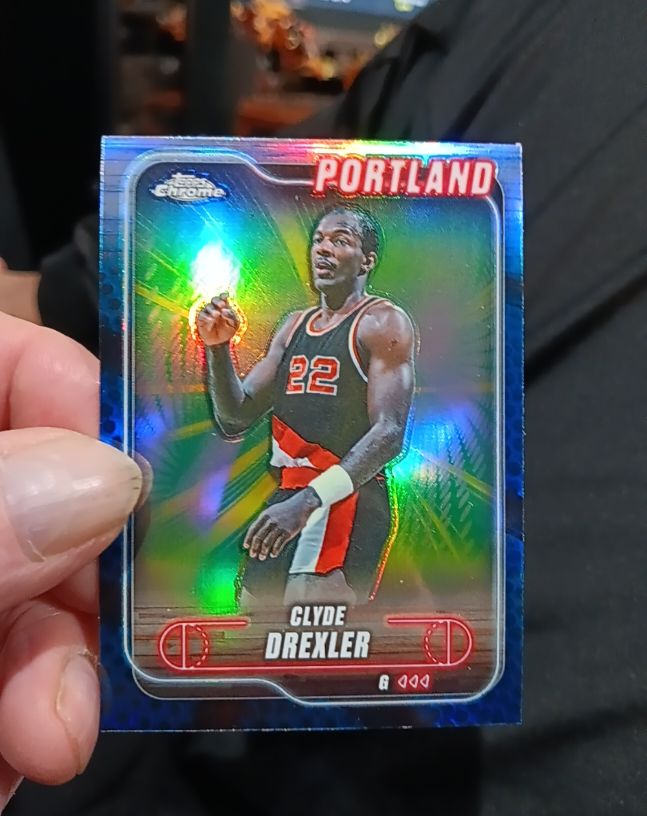 2024-25 Topps Chrome #30 Clyde Drexler — front
