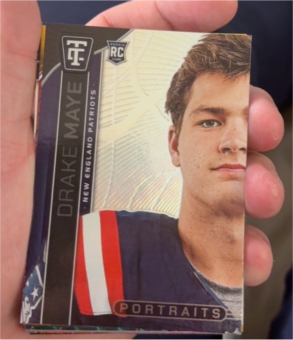 2024 Panini Totally Certified #3 Drake Maye Portraits RC — front