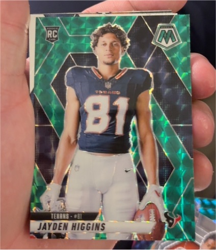 2025 Panini Mosaic #286 Jayden Higgins — front