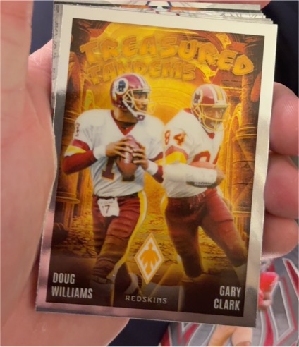 2024 Panini Phoenix #TT-WAS Doug Williams / Gary Clark Treasured Tandems — front