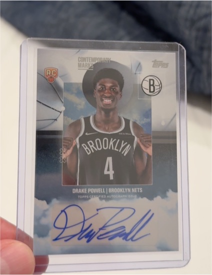 2025-26 Topps Contemporary Marks #CM-DP Drake Powell — front
