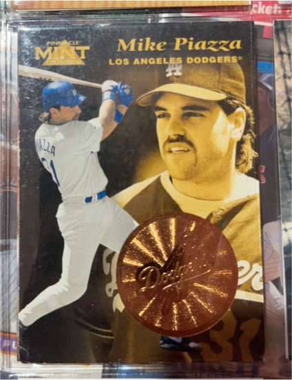 1997 Pinnacle Mint Collection Bronze #7 Mike Piazza — front