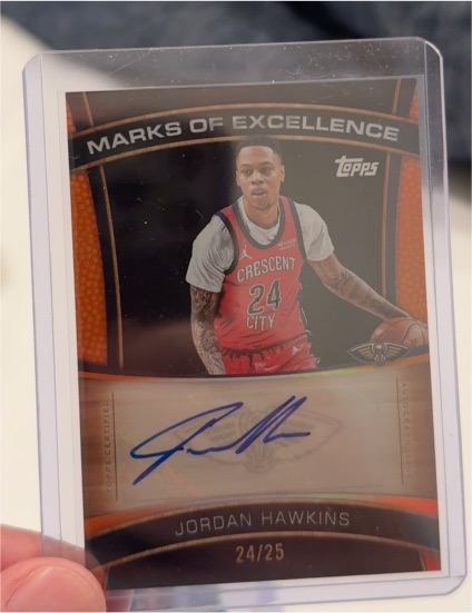 2025 Topps Marks of Excellence #ME-JHA Jordan Hawkins — front
