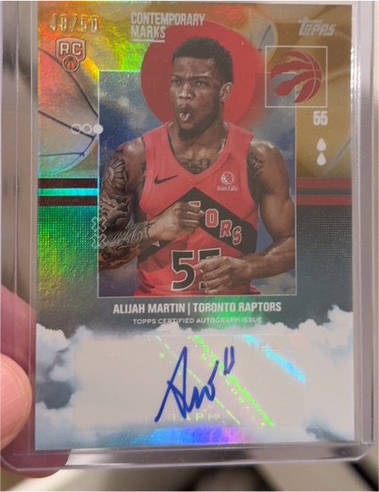 2025-26 Topps Contemporary Marks #CM-AM Alijah Martin — front