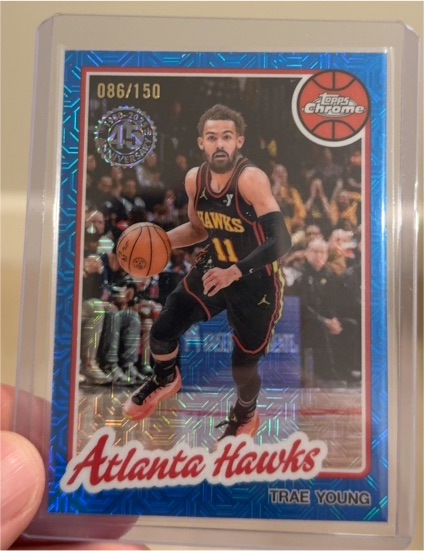 2025-26 Topps Chrome 1980-81 #TC-TY Trae Young — front