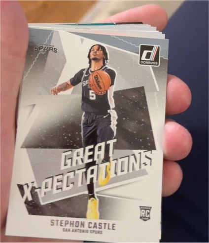 2024-25 Panini Donruss Great X-Pectations #1 Stephon Castle — front