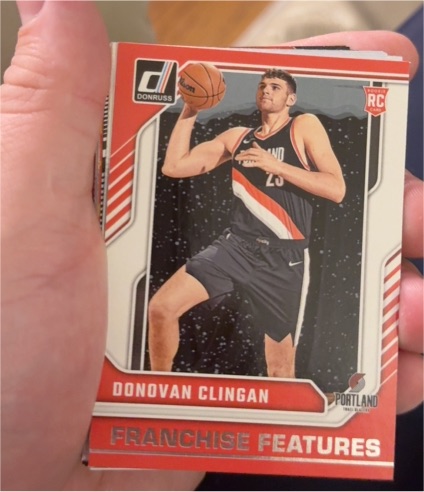 2024-25 Panini Donruss #2 Donovan Clingan Franchise Features Rookie Card — front