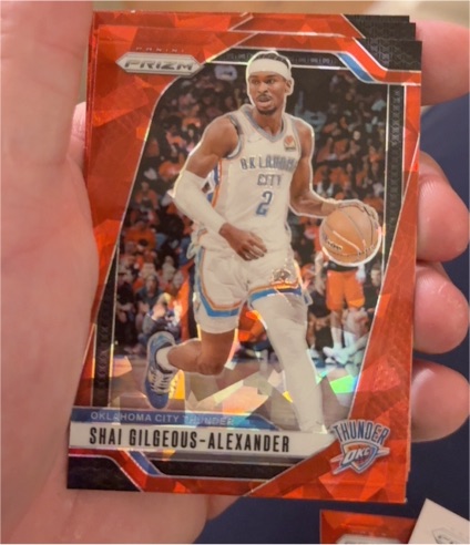 2024-25 Panini Prizm #113 Shai Gilgeous-Alexander — front