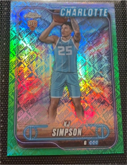 2024-25 Topps Chrome #102 KJ Simpson — front