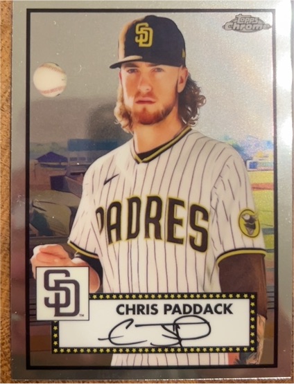 2021 Topps Chrome Platinum Anniversary #313 Chris Paddack — front