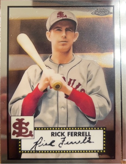 2021 Topps Chrome Platinum Anniversary #637 Rick Ferrell — front