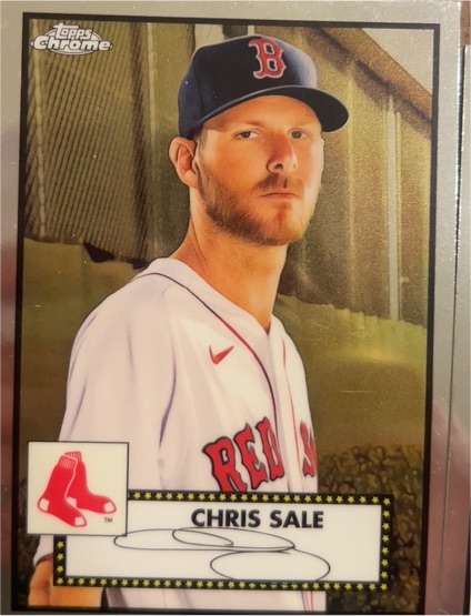 2021 Topps Chrome Platinum Anniversary #211 Chris Sale — front