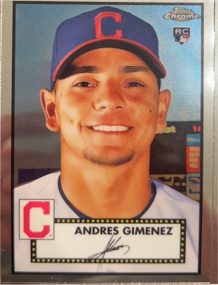 2021 Topps Chrome Platinum Anniversary #66 Andres Gimenez — front