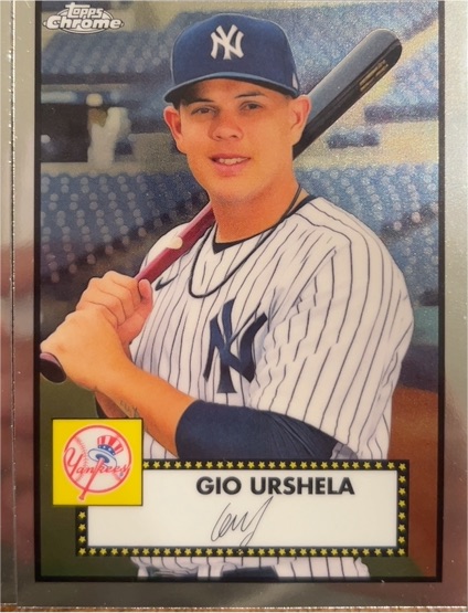 2021 Topps Chrome Platinum Anniversary #402 Gio Urshela — front