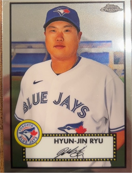 2021 Topps Chrome Platinum Anniversary #332 Hyun-Jin Ryu — front