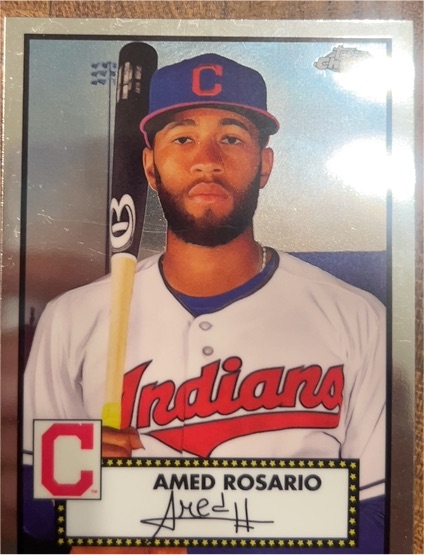 2021 Topps Chrome Platinum Anniversary #294 Amed Rosario — front