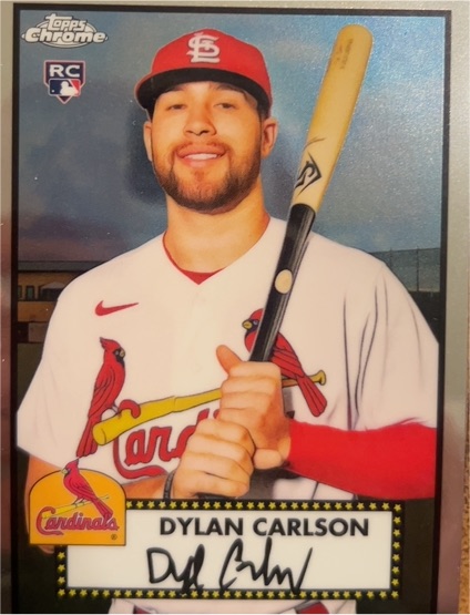 2021 Topps Chrome Platinum Anniversary #15 Dylan Carlson — front