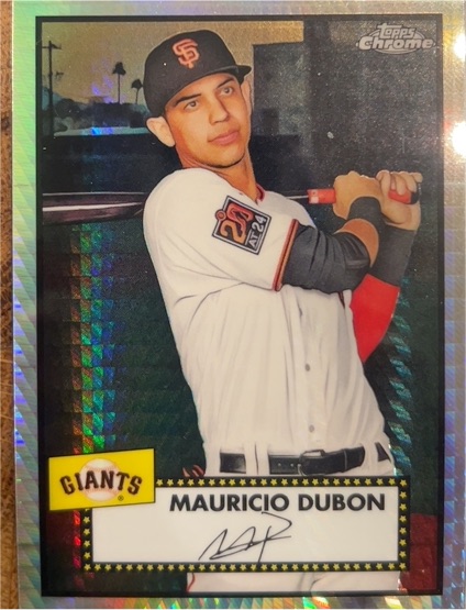 2021 Topps Chrome Platinum Anniversary #272 Mauricio Dubon — front