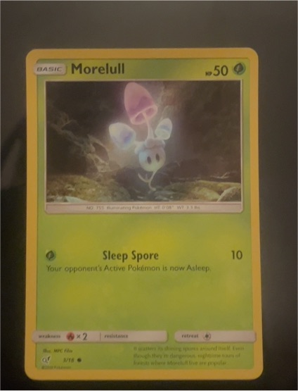 2019 Pokémon Detective Pikachu #3 Morelull — front