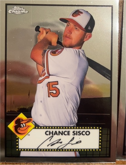 2021 Topps Chrome Platinum Anniversary #376 Chance Sisco — front