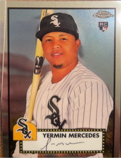 2021 Topps Chrome Platinum Anniversary #115 Yermin Mercedes — front