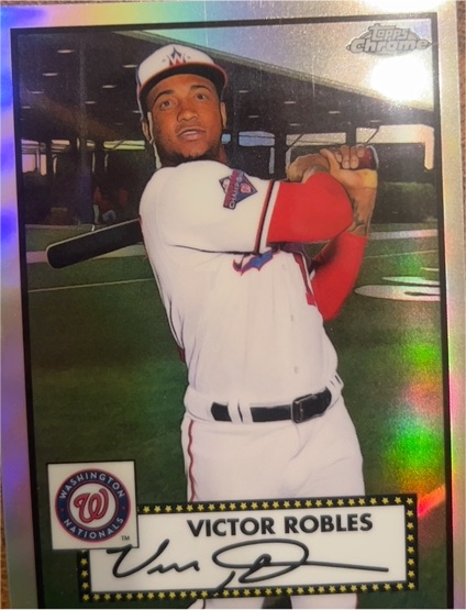 2021 Topps Chrome Platinum Anniversary #333 Victor Robles — front
