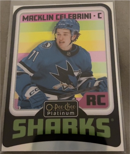 2024-25 O-Pee-Chee Platinum Retro Rookie #R91 Macklin Celebrini — front