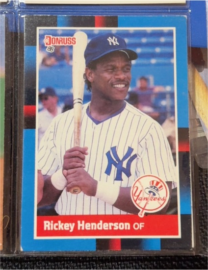 1988 Donruss #277 Rickey Henderson — front