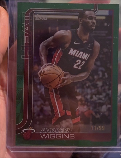 2025 Topps #11 Andrew Wiggins — front