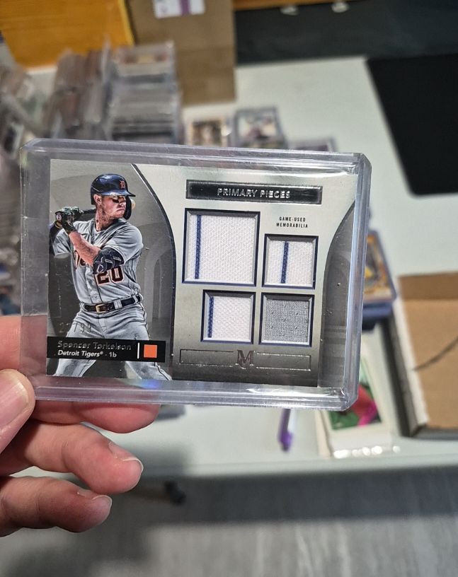 2024 Topps Museum Collection Primary Pieces Quad Relic Spencer Torkelson — front