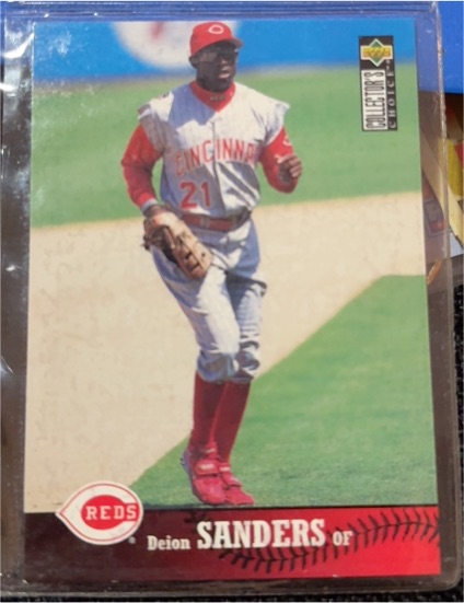 1997 Upper Deck Collector's Choice #305 Deion Sanders — front