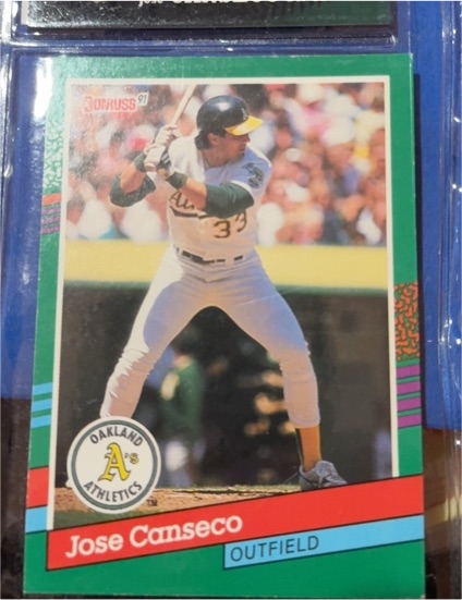 1991 Donruss #536 Jose Canseco — front