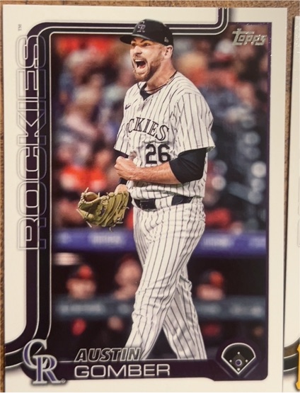 2025 Topps #640 Austin Gomber — front