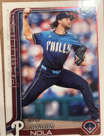 2025 Topps #454 Aaron Nola — front
