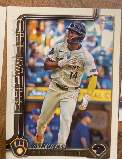 2025 Topps #581 Andruw Monasterio — front