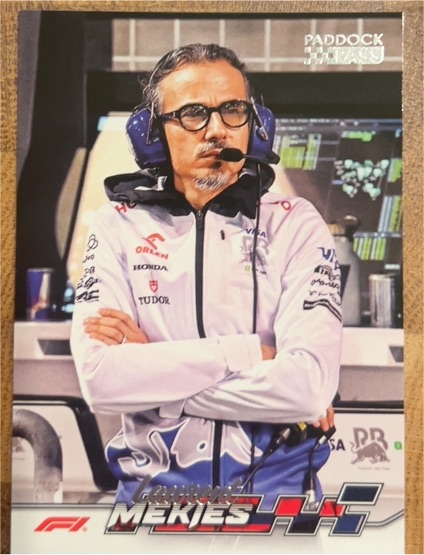 2024 Topps Paddock Pass Formula 1 #77 Laurent Mekies — front
