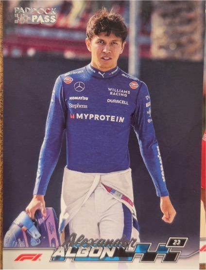 2024 Topps Paddock Pass Formula 1 #19 Alexander Albon — front