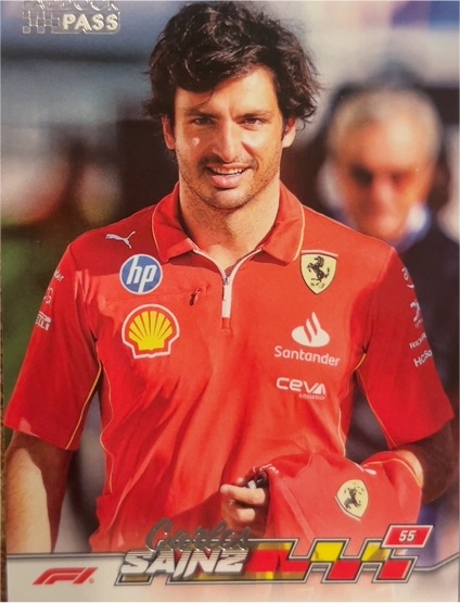 2024 Topps Paddock Pass Formula 1 #4 Carlos Sainz — front