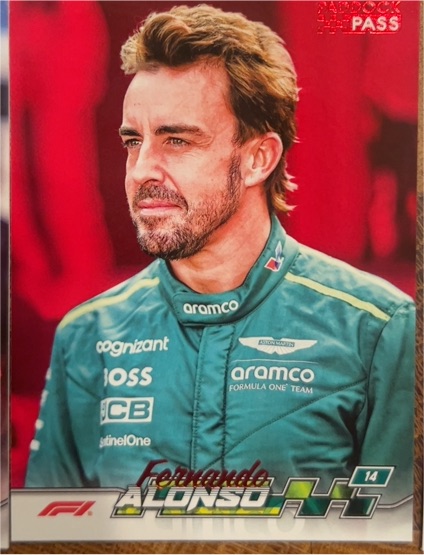 2024 Topps Paddock Pass Formula 1 #11 Fernando Alonso — front
