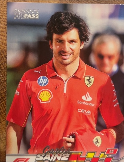 2024 Topps Paddock Pass Formula 1 #4a Carlos Sainz — front