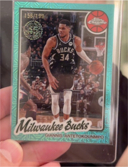 2025 Topps Chrome #TC-GA Giannis Antetokounmpo — front