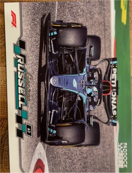 2024 Topps Paddock Pass Formula 1 #35 George Russell — front