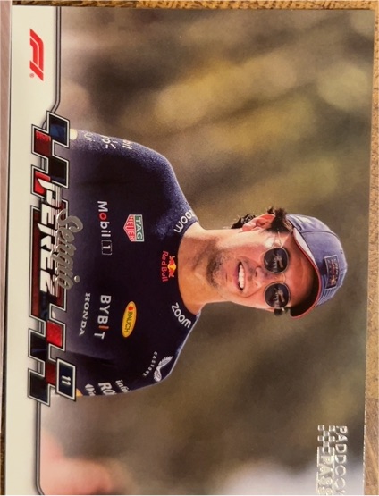 2024 Topps Paddock Pass Formula 1 #2 Sergio Perez — front