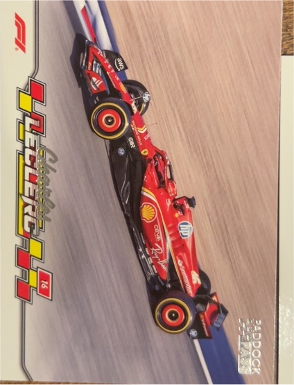 2024 Topps Paddock Pass Formula 1 #33 Charles Leclerc — front