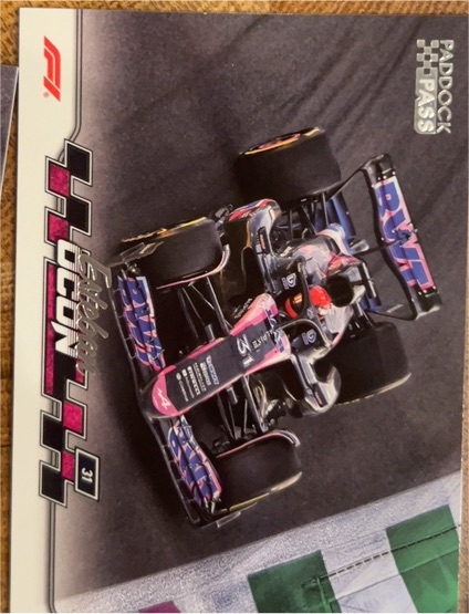 2024 Topps Paddock Pass Formula 1 #39 Esteban Ocon — front