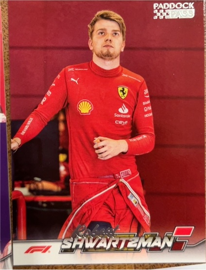 2024 Topps Paddock Pass Formula 1 #23 Robert Shwartzman — front